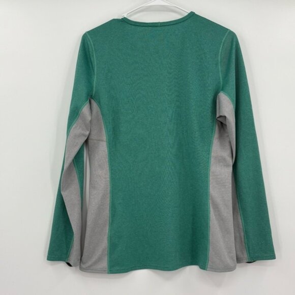 Patagonia baselayer green long sleeve medium - Picture 2 of 4